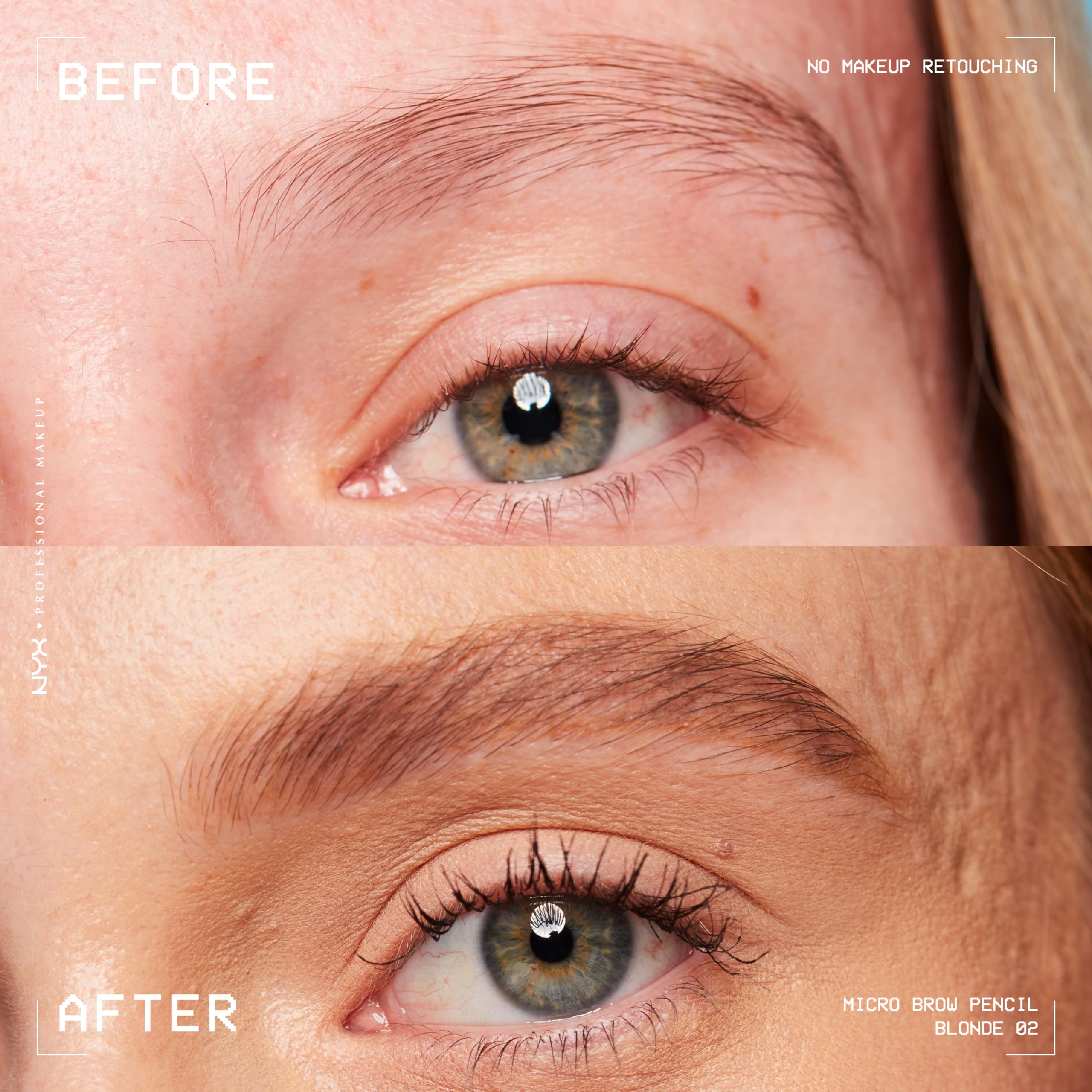 NYX PROFESSIONAL MAKEUP spoolie end detail grooming brows for blended finish benefit