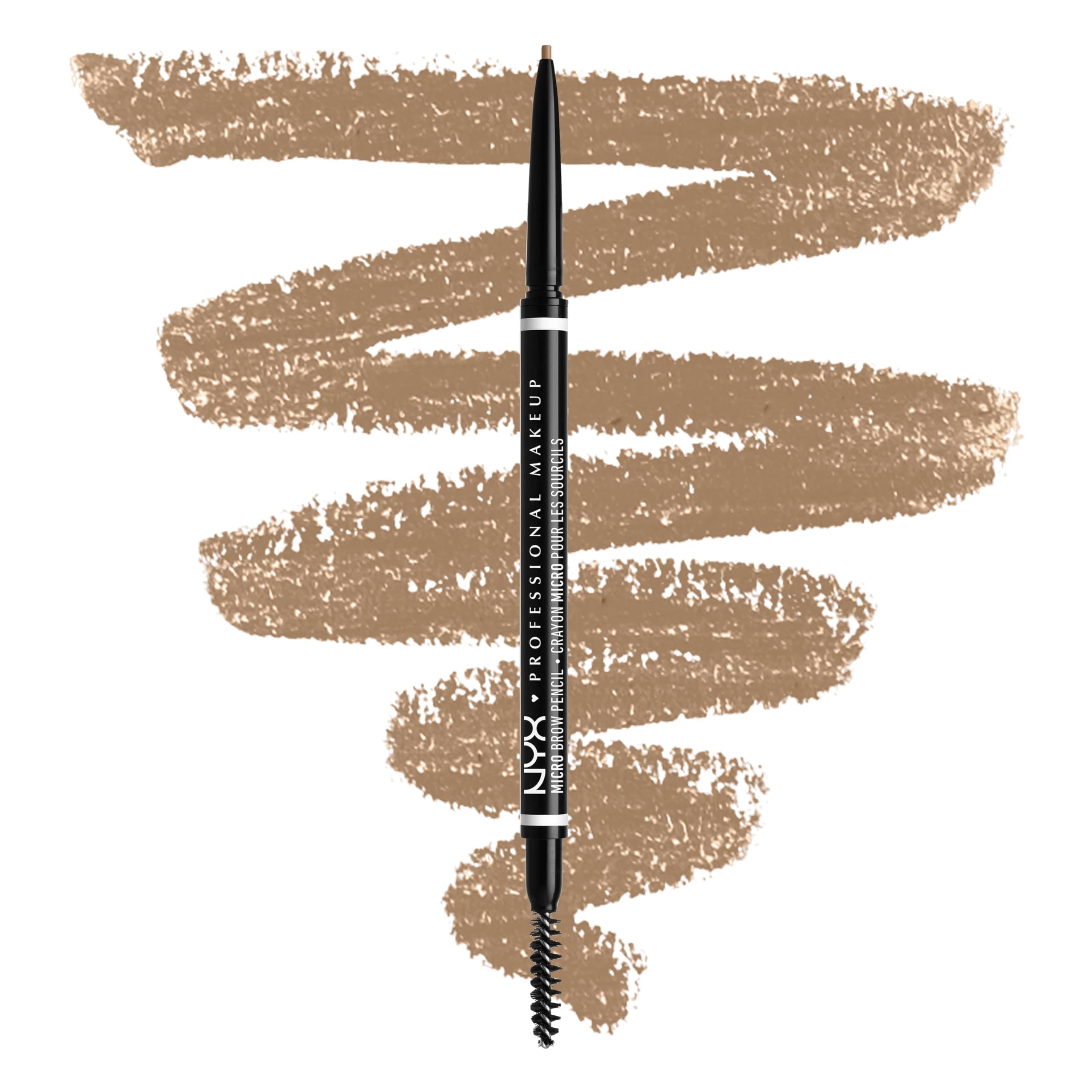 NYX PROFESSIONAL MAKEUP pencil front view showing Rich Auburn shade and neat packaging for easy selection