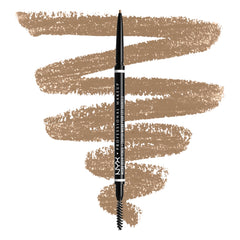 NYX PROFESSIONAL MAKEUP pencil front view showing Rich Auburn shade and neat packaging for easy selection