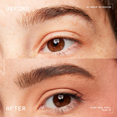 NYX PROFESSIONAL MAKEUP spoolie detail for blending and soft natural finish