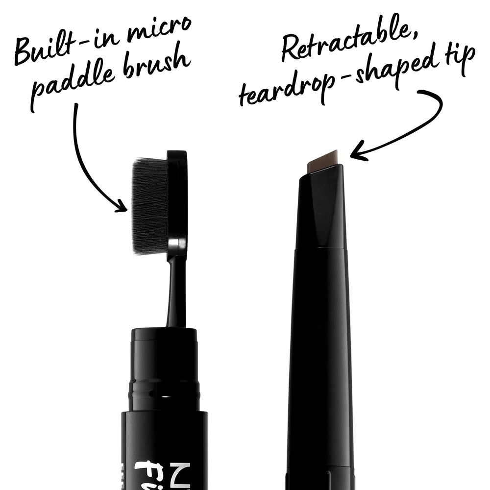 NYX PROFESSIONAL MAKEUP micro paddle brush detail for seamless blending and grooming