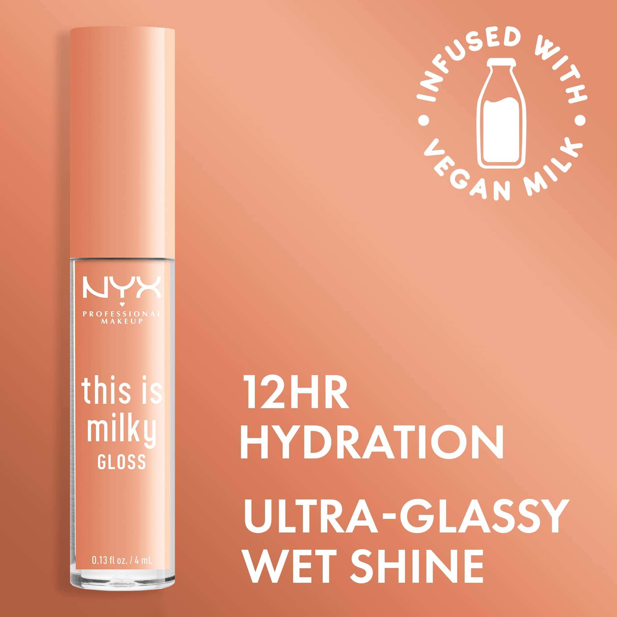 NYX PROFESSIONAL MAKEUP applicator wand close-up demonstrating smooth, even glide