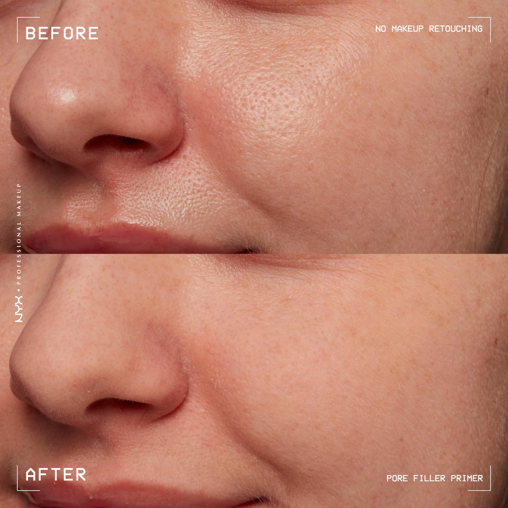 NYX PROFESSIONAL MAKEUP product applied near under-eye demonstrating precise soft-focus benefit