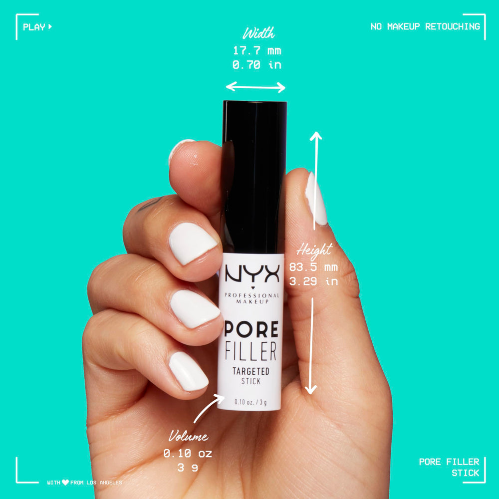 NYX PROFESSIONAL MAKEUP on bathroom counter in lifestyle setting indicating quick touch-up benefit