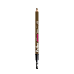 NYX PROFESSIONAL MAKEUP pencil front packaging shows shade and portability benefit