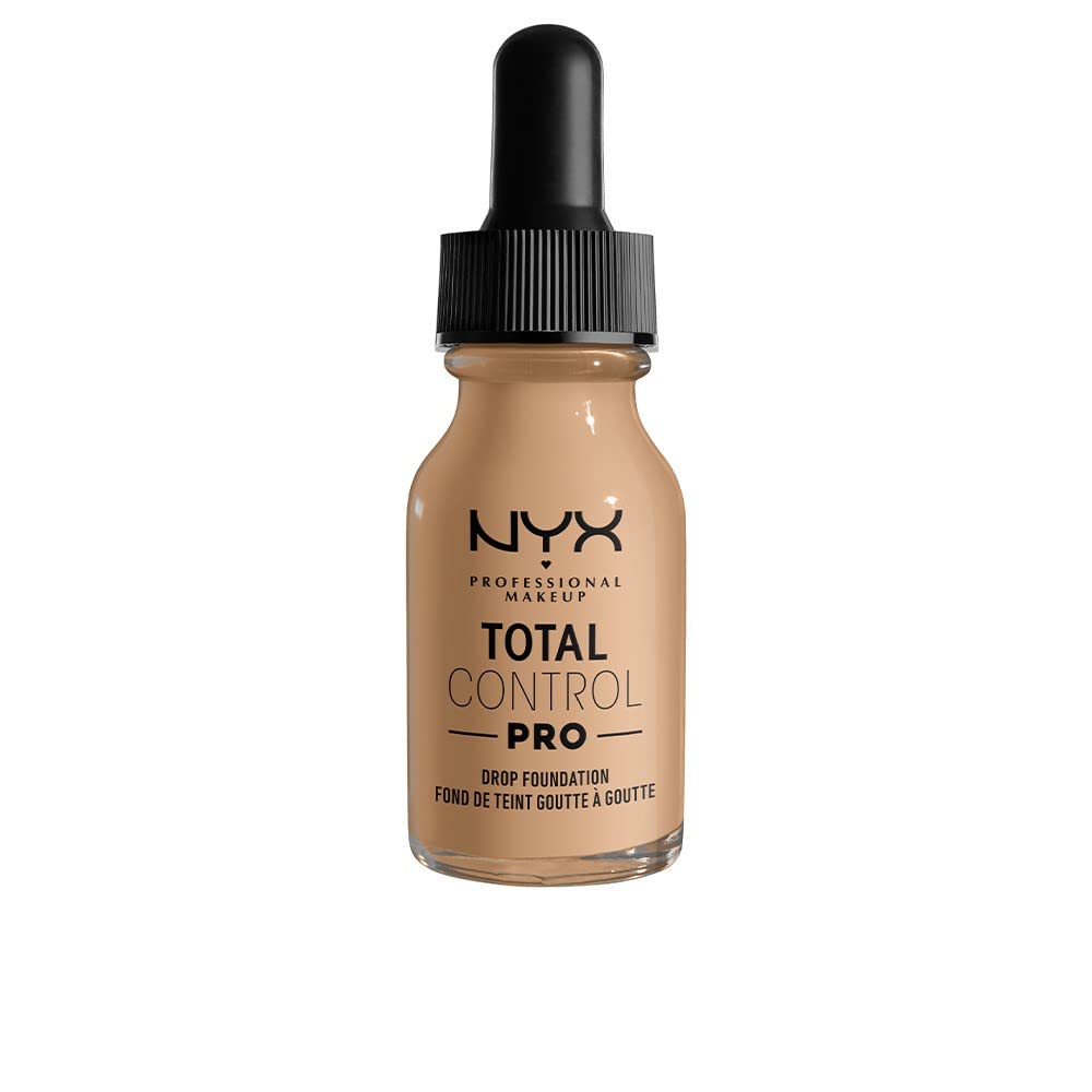 NYX PROFESSIONAL MAKEUP Pro Drop Foundation in Buff front bottle showing dropper and label for precise application