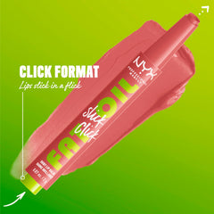 NYX PROFESSIONAL MAKEUP close-up oil sheen highlights nourishing shine and comfort benefit