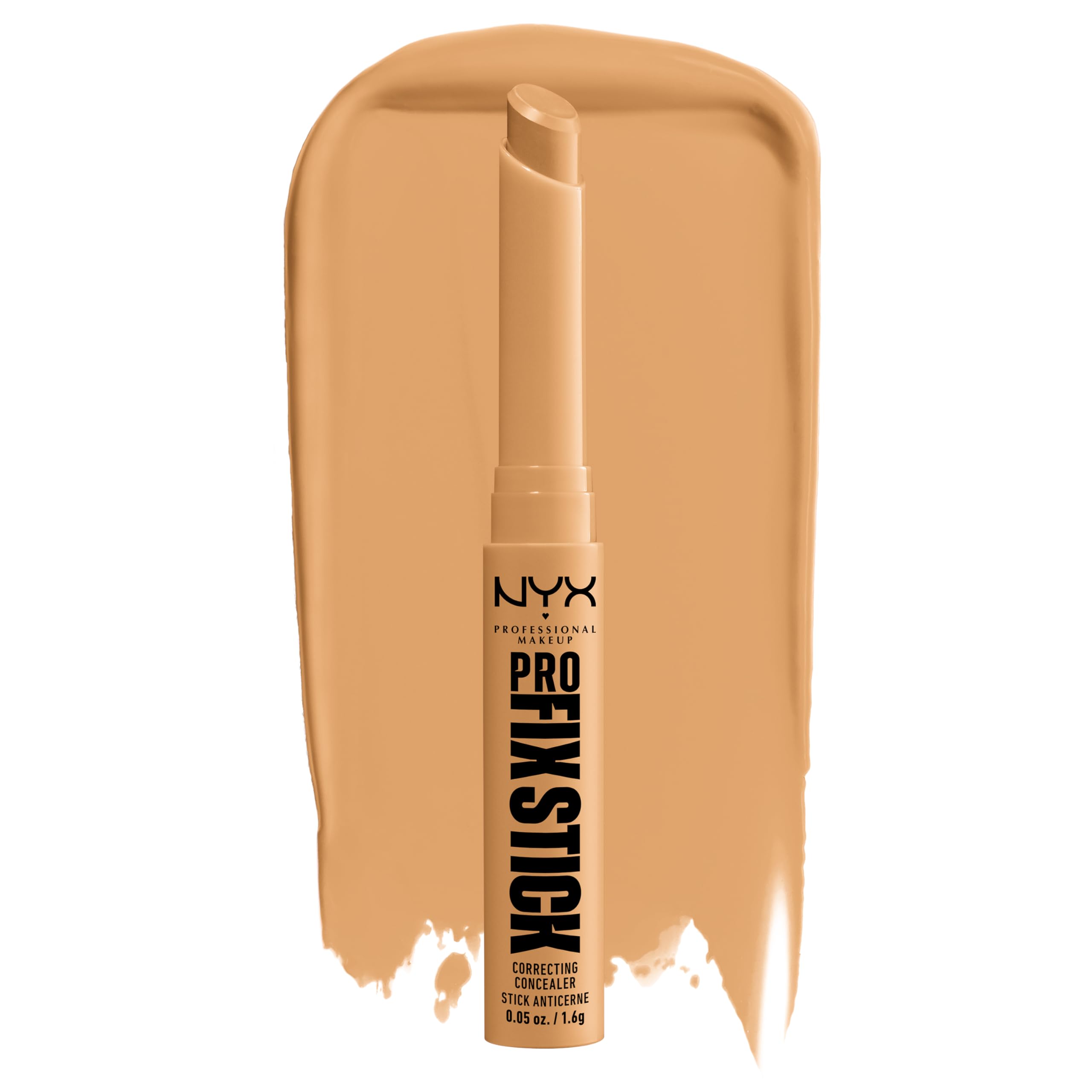 NYX PROFESSIONAL MAKEUP front packaging showing Classic Tan concealer stick, portable coverage