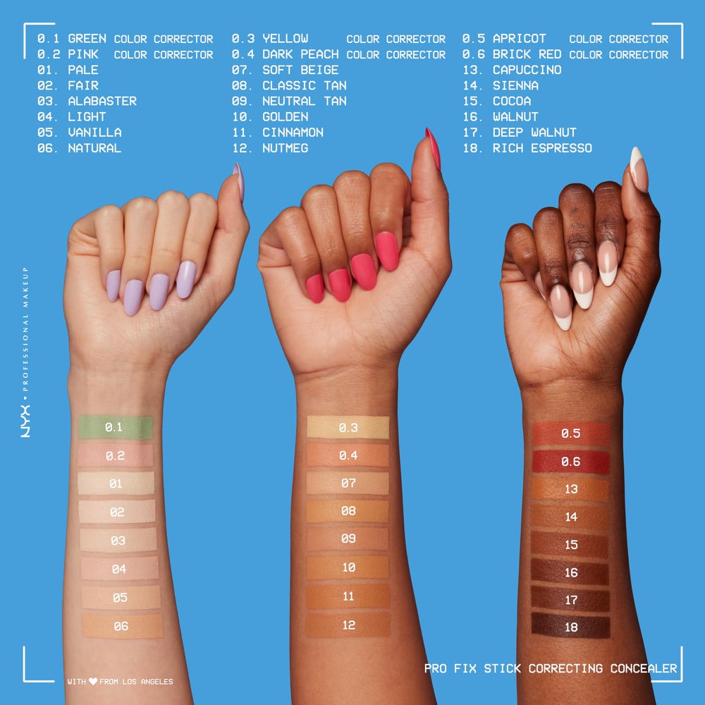 NYX PROFESSIONAL MAKEUP product beside coin showing compact travel-friendly size