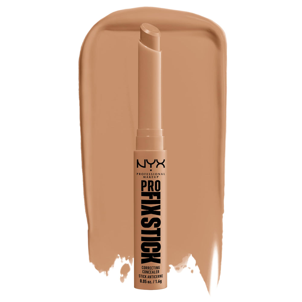 NYX Pro Fix Stick Nutmeg front packaging showing product benefits