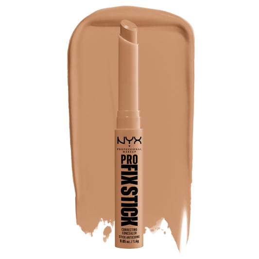 NYX Pro Fix Stick Nutmeg front packaging showing product benefits