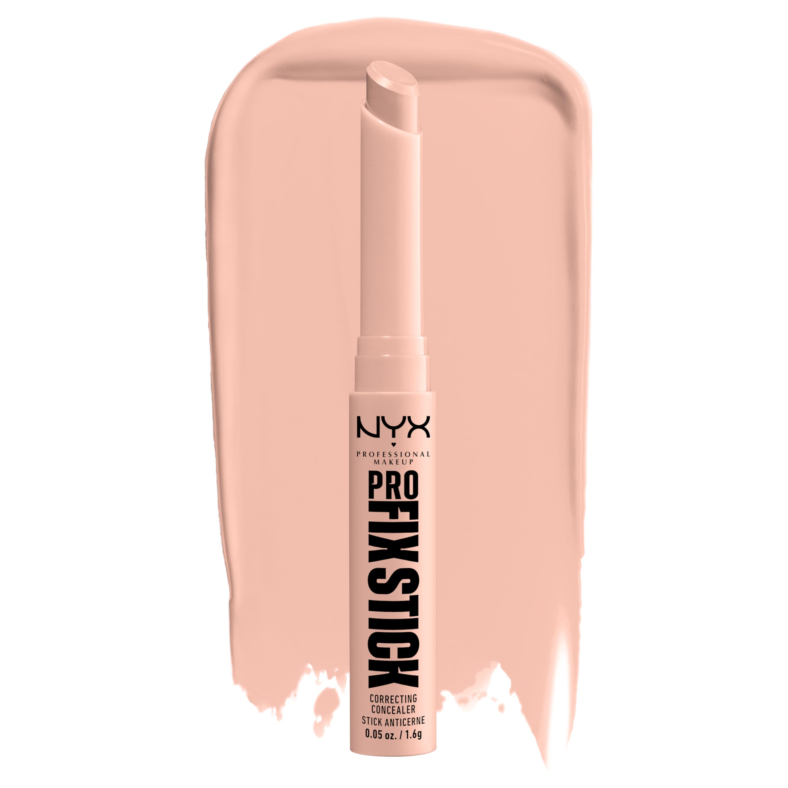 NYX Pro Fix Stick pink front packaging showing product name and shade for quick identification