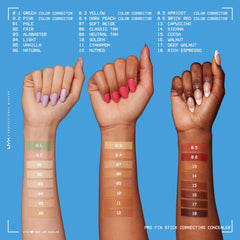 NYX PROFESSIONAL MAKEUP being applied under eye demonstrating brightening and natural finish