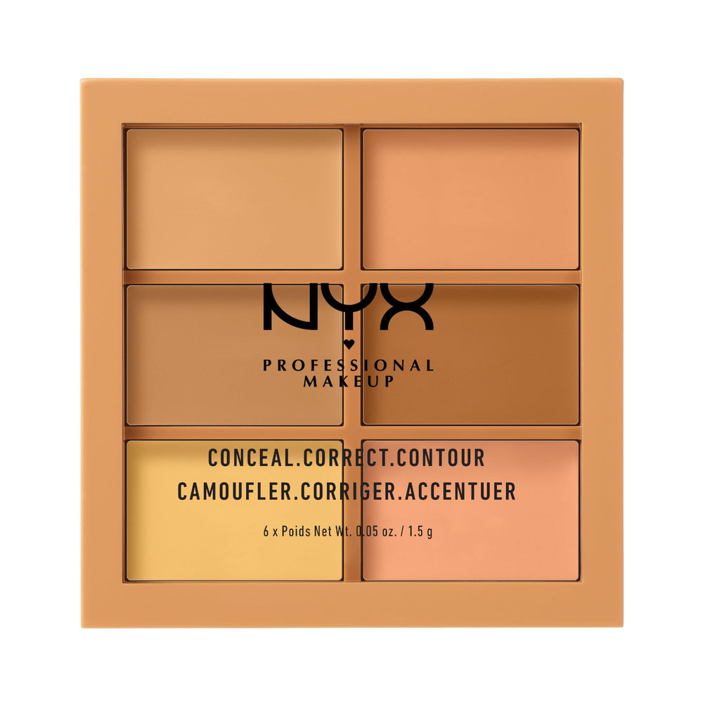 NYX PROFESSIONAL MAKEUP palette front closed, compact and travel-friendly