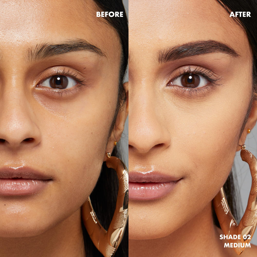 NYX PROFESSIONAL MAKEUP palette open showing six shades for correcting and contouring