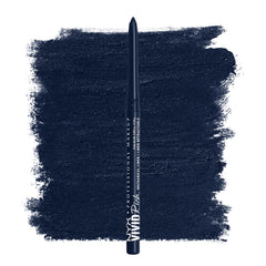 NYX PROFESSIONAL MAKEUP front packaging showing Sapphire Bling eyeliner and benefit of bold color