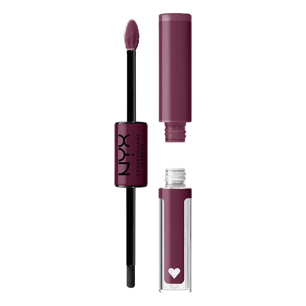 NYX PROFESSIONAL MAKEUP front packaging showing plum shade and benefits