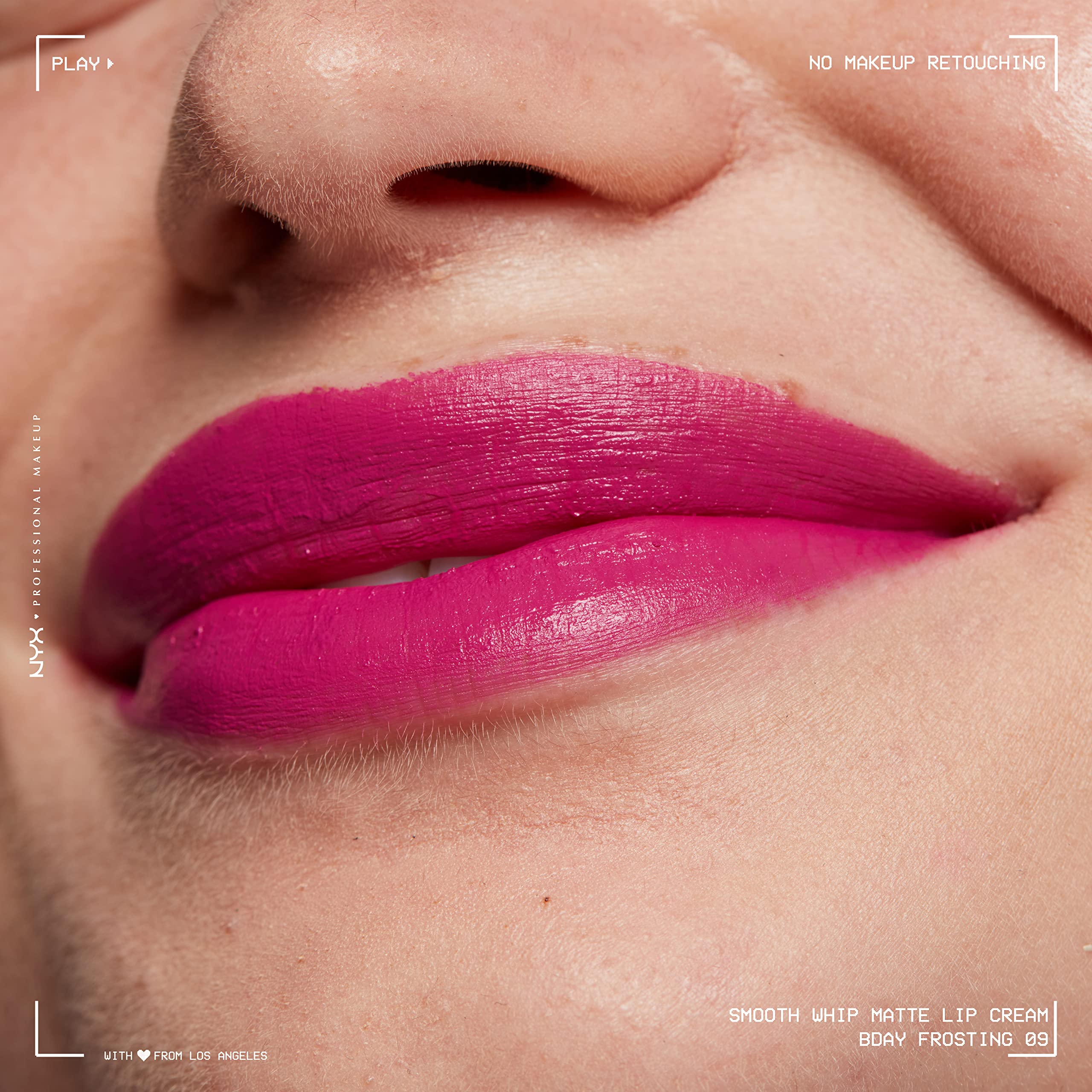NYX Professional Makeup label detail highlighting vegan, cruelty‑free benefit