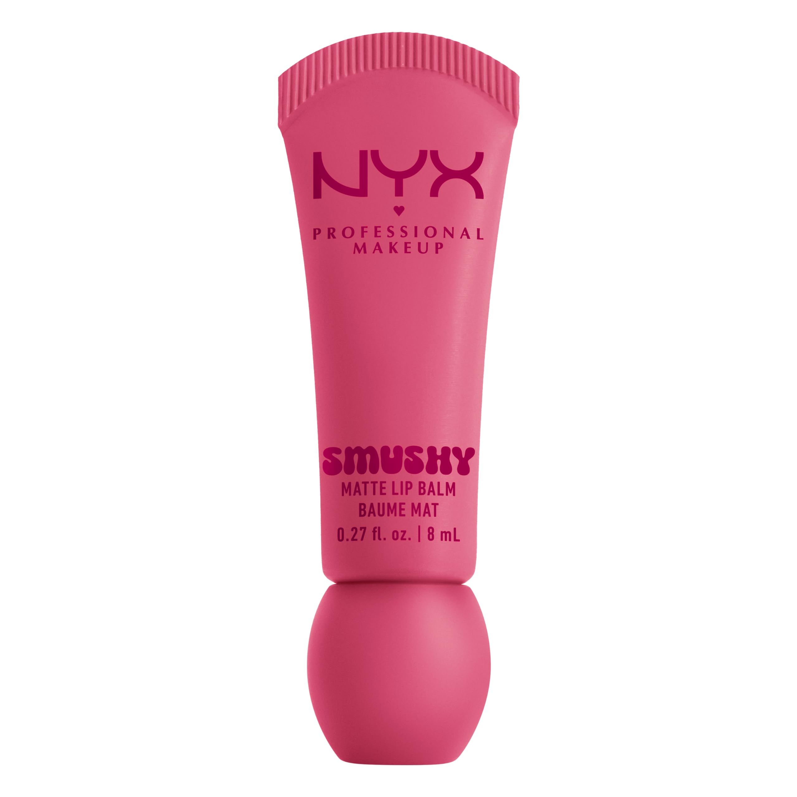 NYX Smushy Matte front packaging showing shade and compact tube, easy identification benefit
