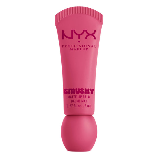 NYX Smushy Matte front packaging showing shade and compact tube, easy identification benefit