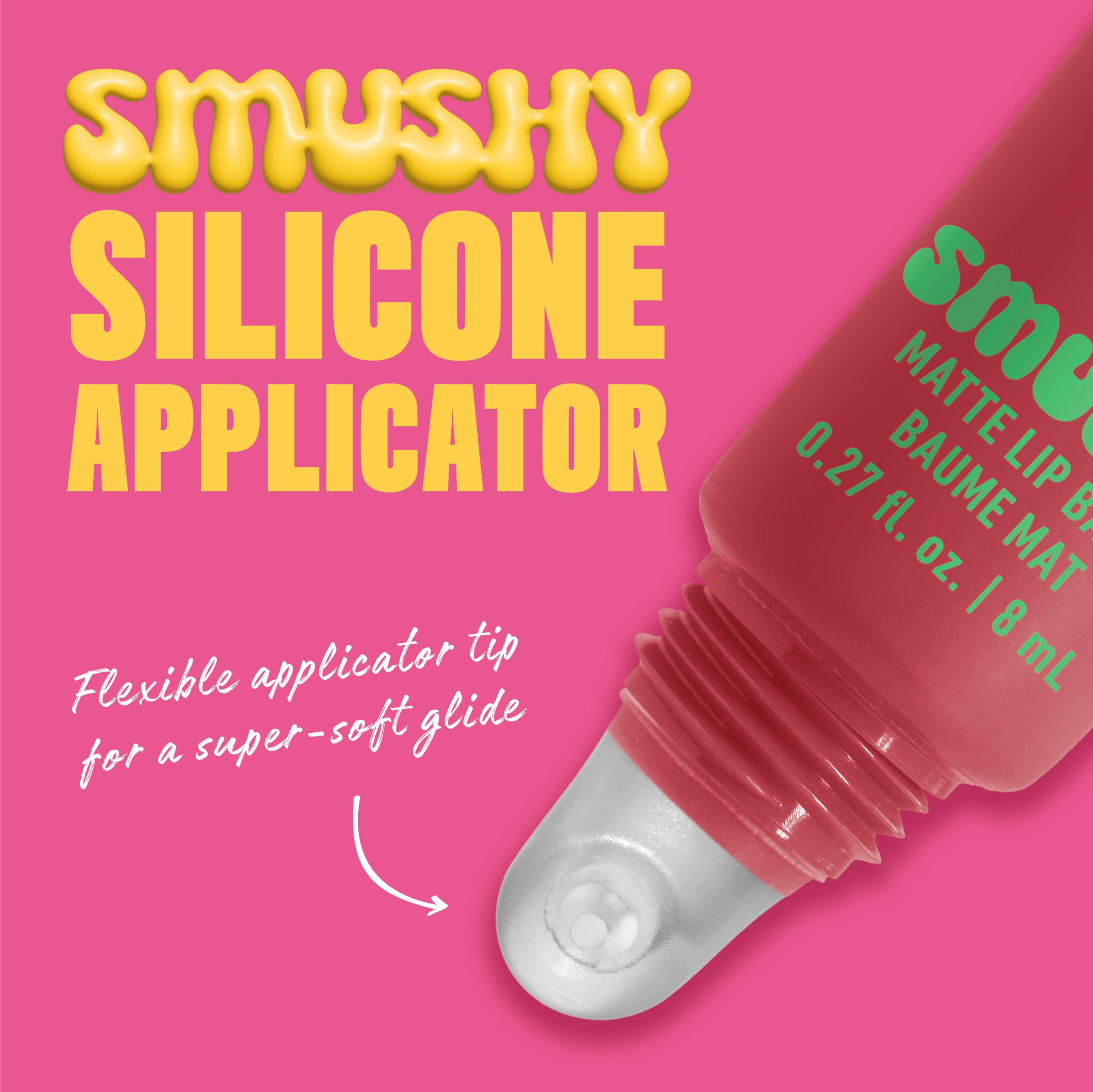 NYX Smushy Matte label and ingredients view showing mochi rice powder benefit
