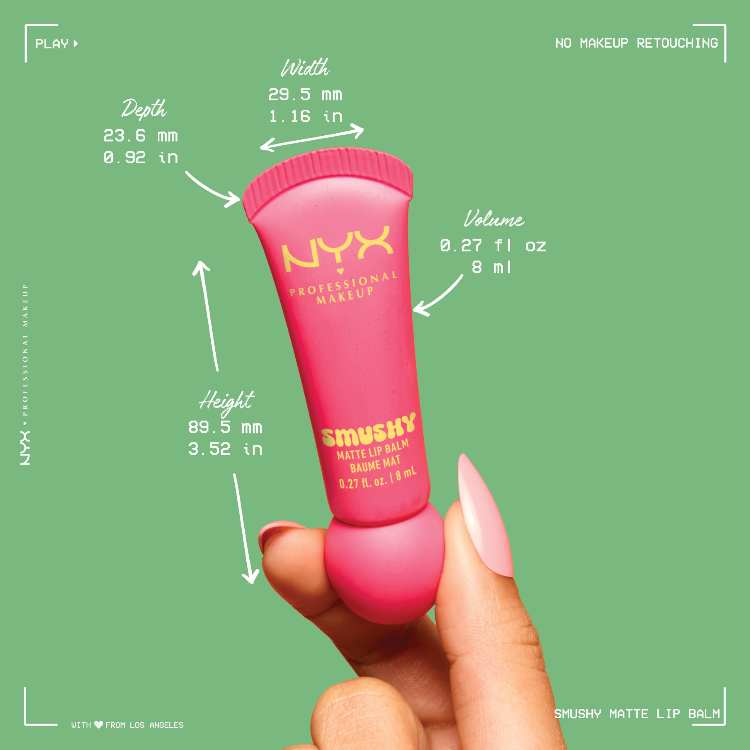 NYX PROFESSIONAL MAKEUP inside a makeup pouch lifestyle shot showing portable everyday use