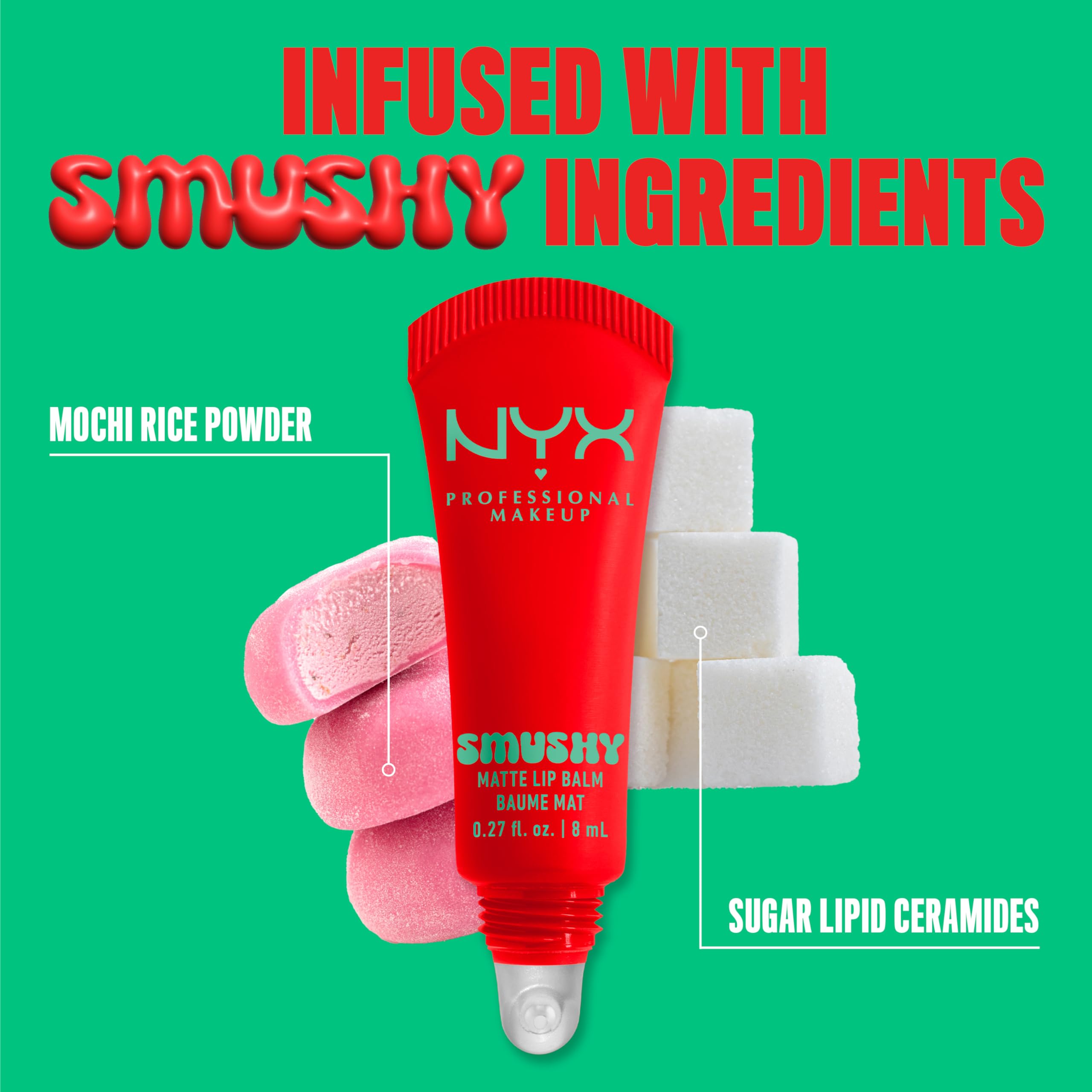 NYX PROFESSIONAL MAKEUP lightly applied on cheek showing dual-use as blush option