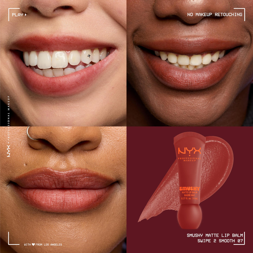 NYX open stick showing soft smushy texture and creamy matte application benefit