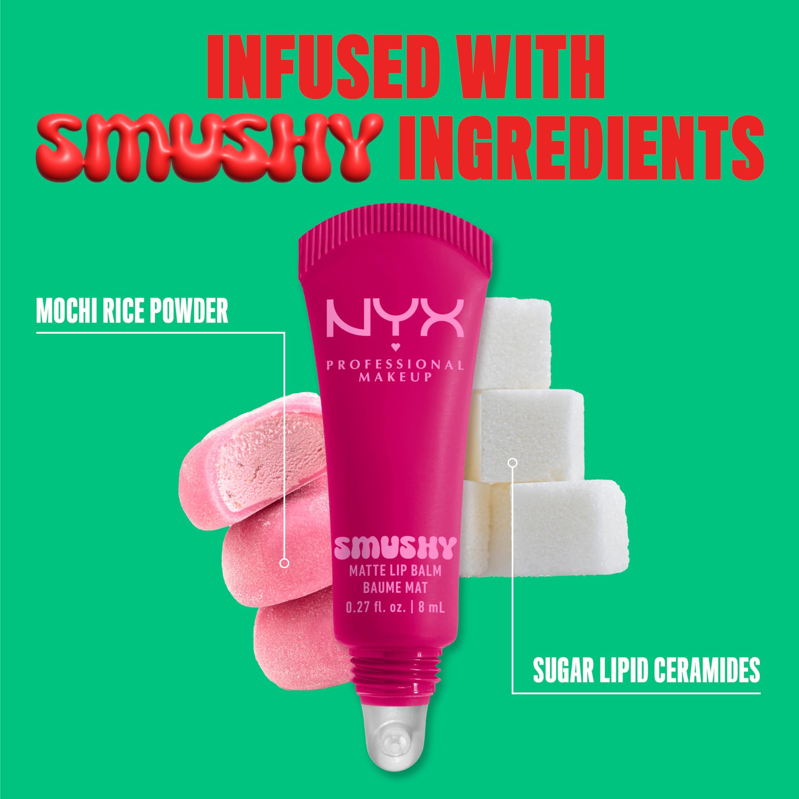 NYX PROFESSIONAL MAKEUP open tube showing balm surface and ready-to-apply convenience