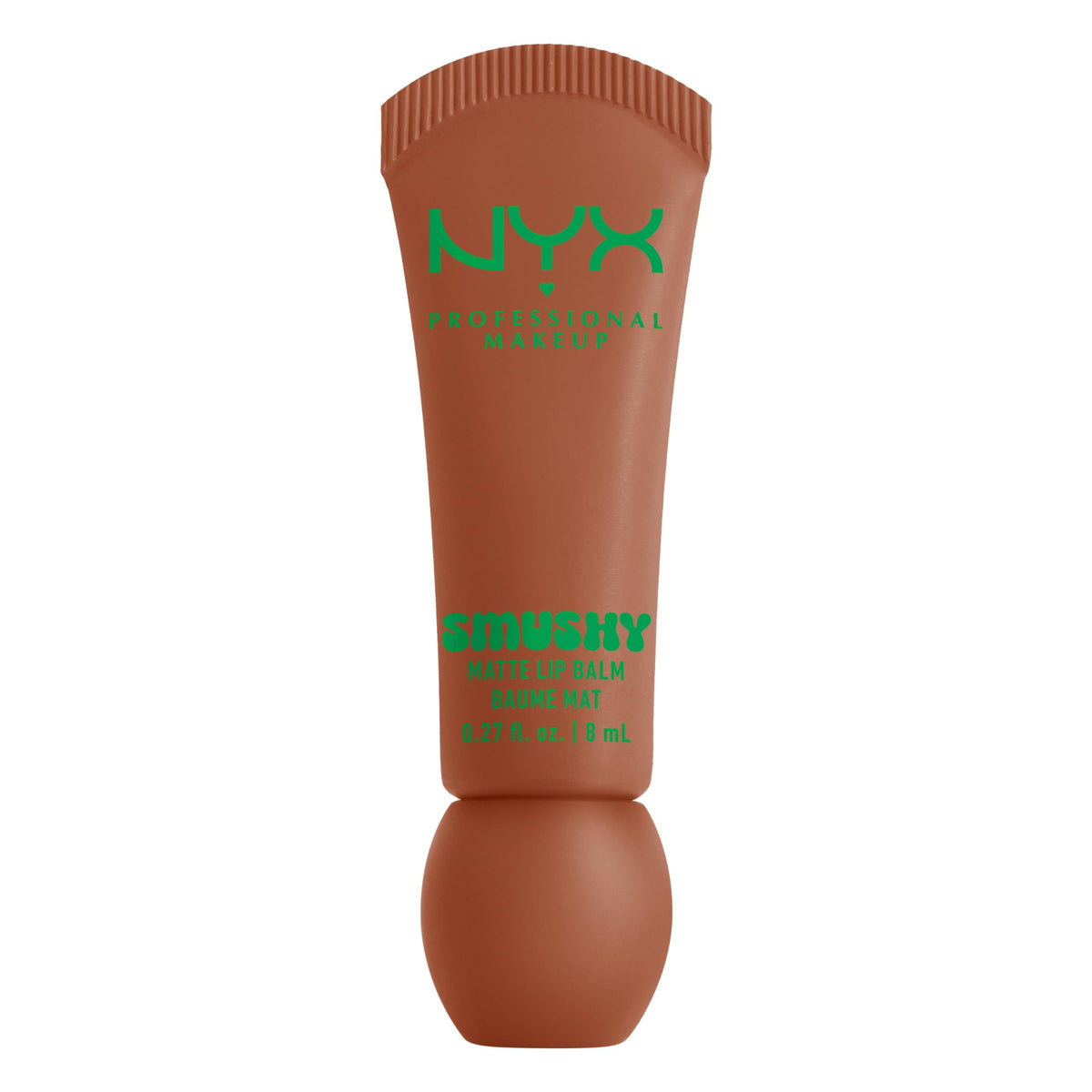 NYX Smushy Matte front packaging showing product name and shade for easy identification