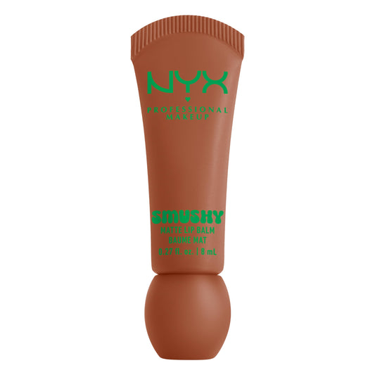 NYX Smushy Matte front packaging showing product name and shade for easy identification