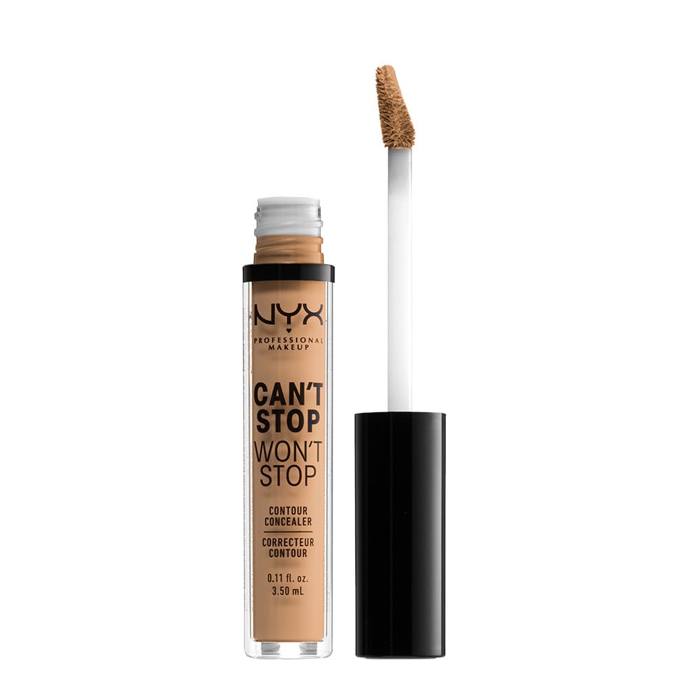 NYX PROFESSIONAL MAKEUP front packaging showing Soft Beige shade and matte finish benefit