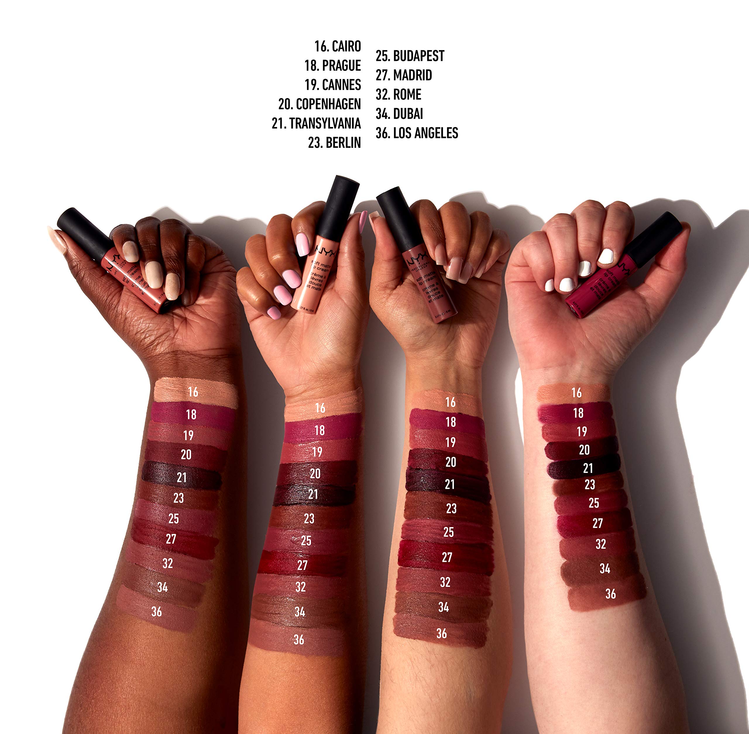 NYX PROFESSIONAL MAKEUP tube next to a coin to show compact travel-friendly size