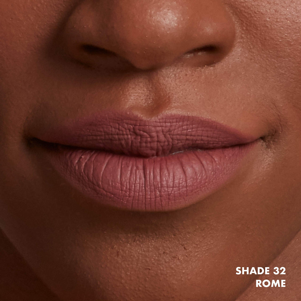 NYX PROFESSIONAL MAKEUP swatch of Berlin on arm showing buildable matte finish