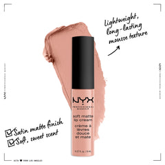NYX PROFESSIONAL MAKEUP doe-foot applicator delivering precise creamy color