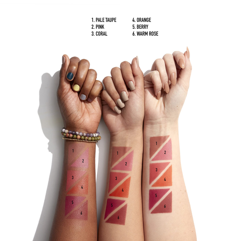 NYX PROFESSIONAL MAKEUP cream blush swatch revealing smooth blendability