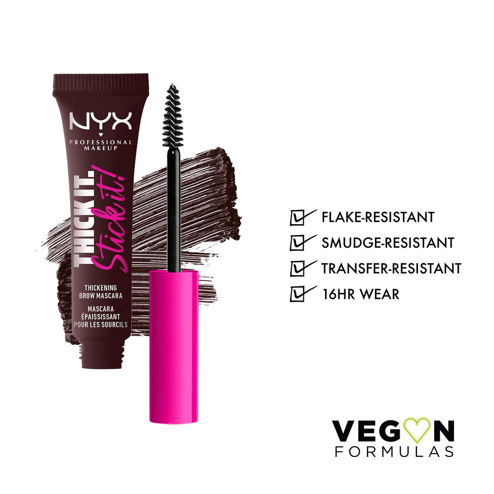 NYX PROFESSIONAL MAKEUP wand close-up showing precise bristles for controlled application