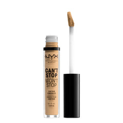 NYX PROFESSIONAL MAKEUP blended swatch on arm showing full-coverage finish