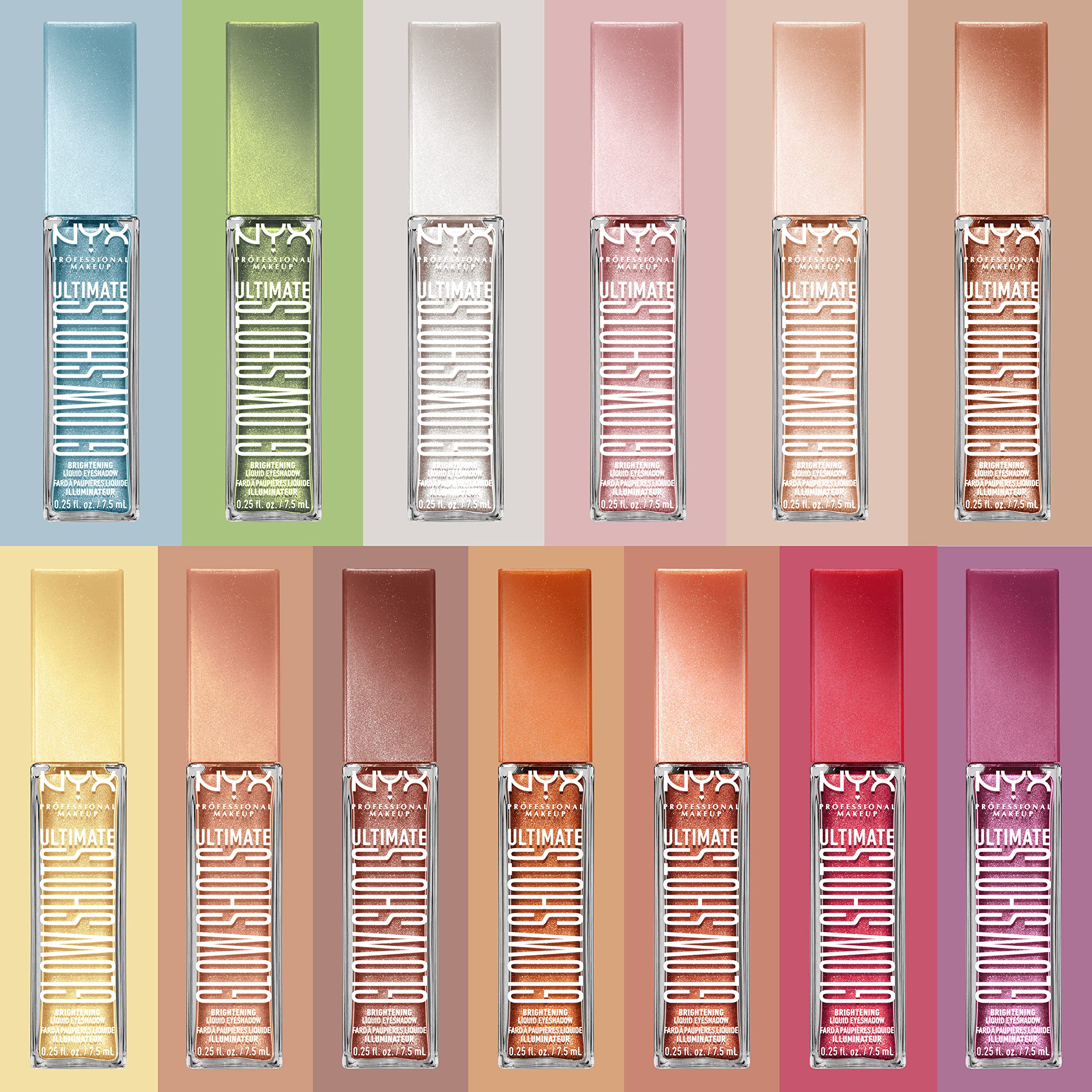 NYX PROFESSIONAL MAKEUP product held in hand indicating compact travel size