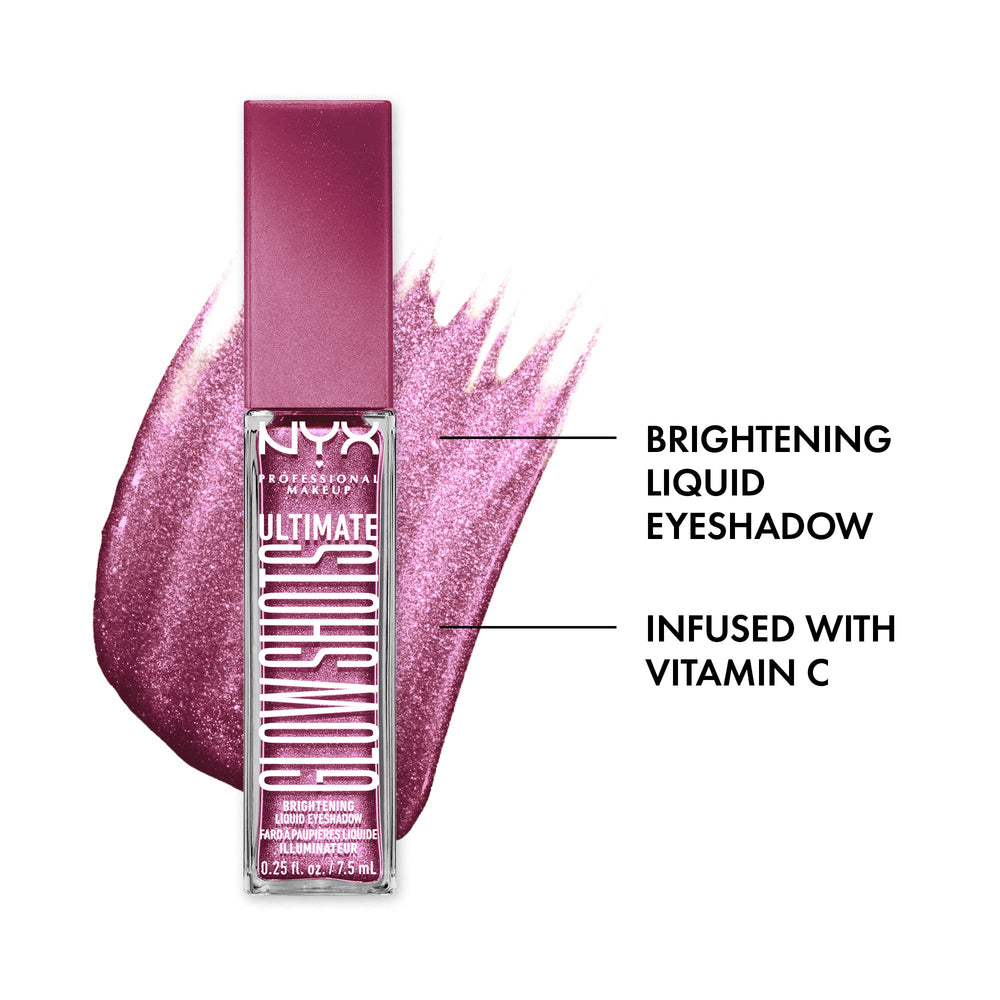 NYX PROFESSIONAL MAKEUP applicator close-up delivering precise shimmer coverage