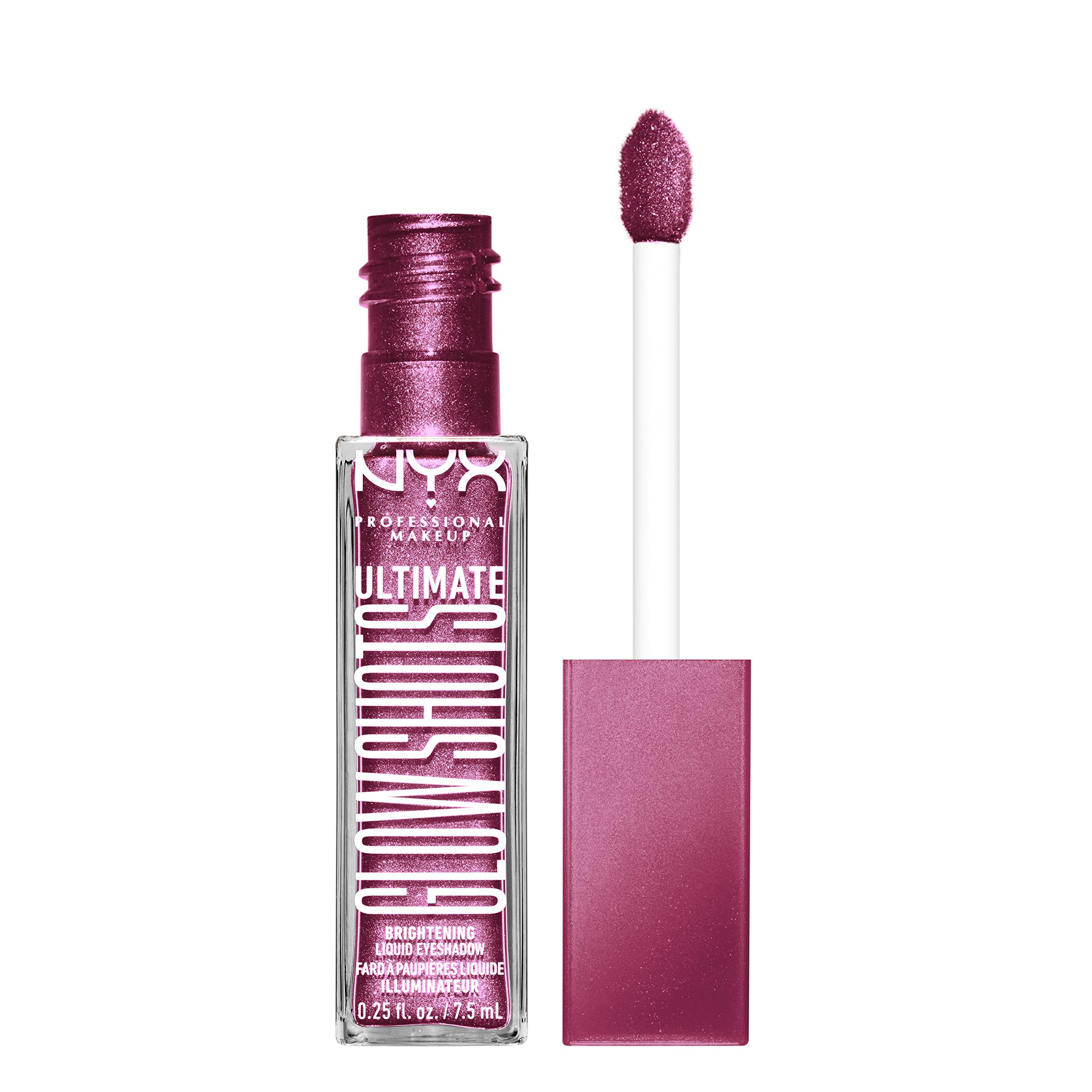 NYX PROFESSIONAL MAKEUP front packaging showing Plum Player shade and benefits