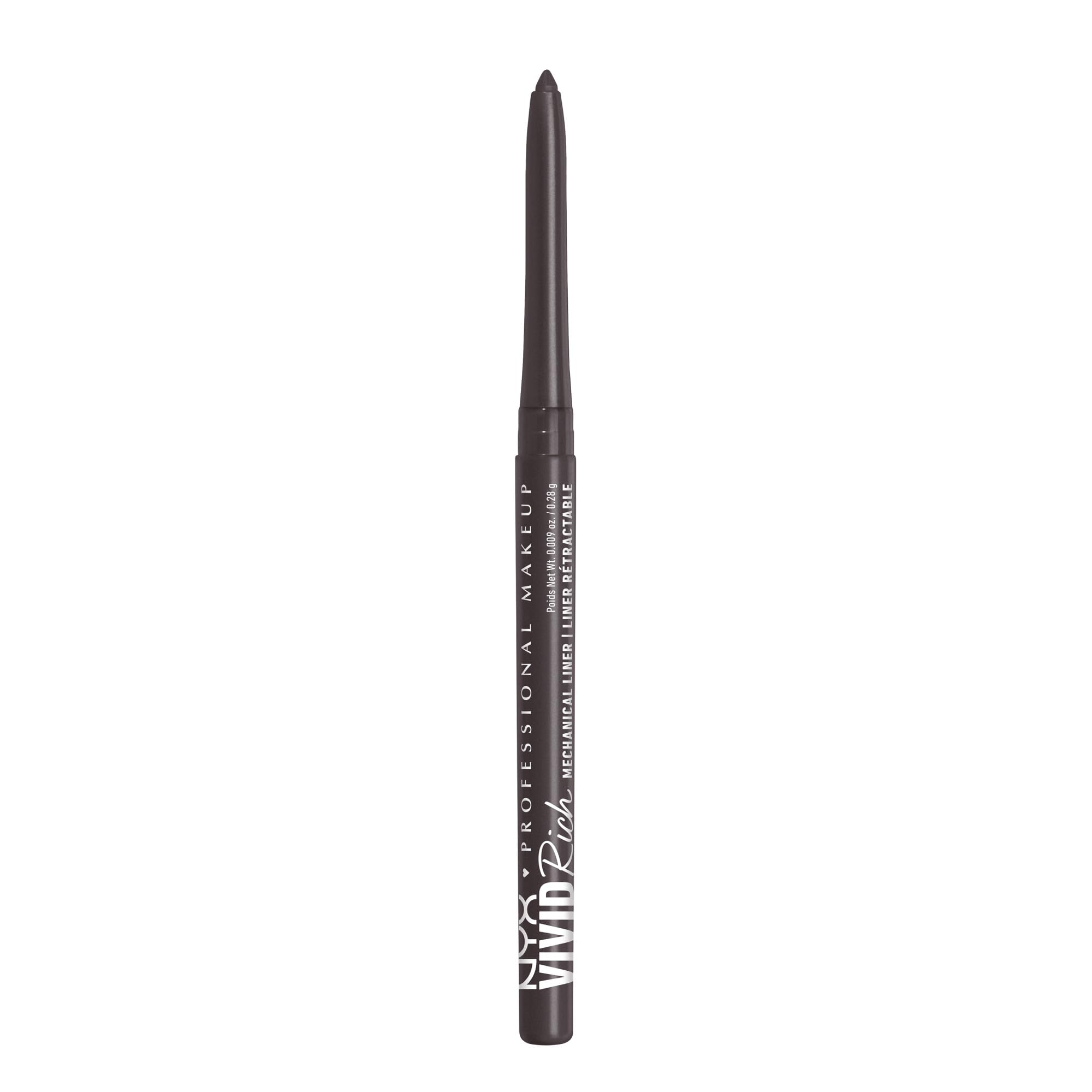 NYX pencil front view showing Truffle Diamond and Pewter for precise lines