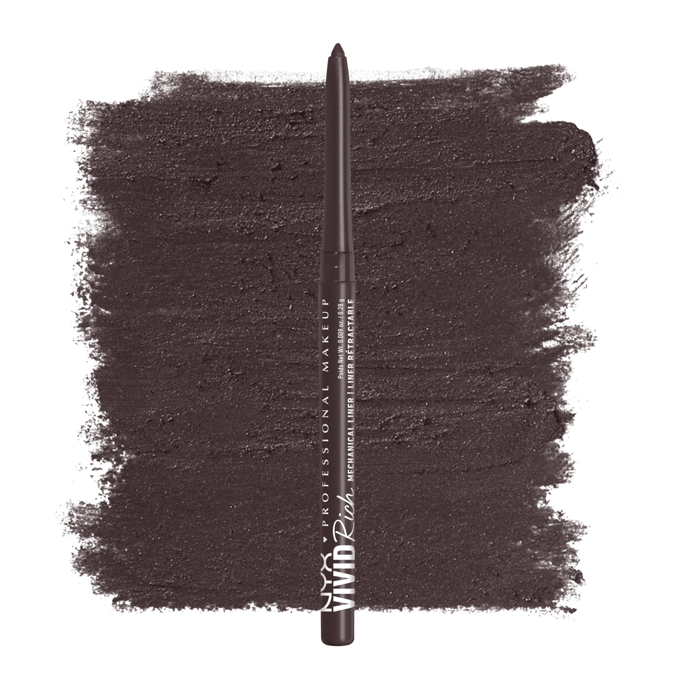 NYX PROFESSIONAL MAKEUP front packaging showing Smokin' Topaz shade and benefit portability