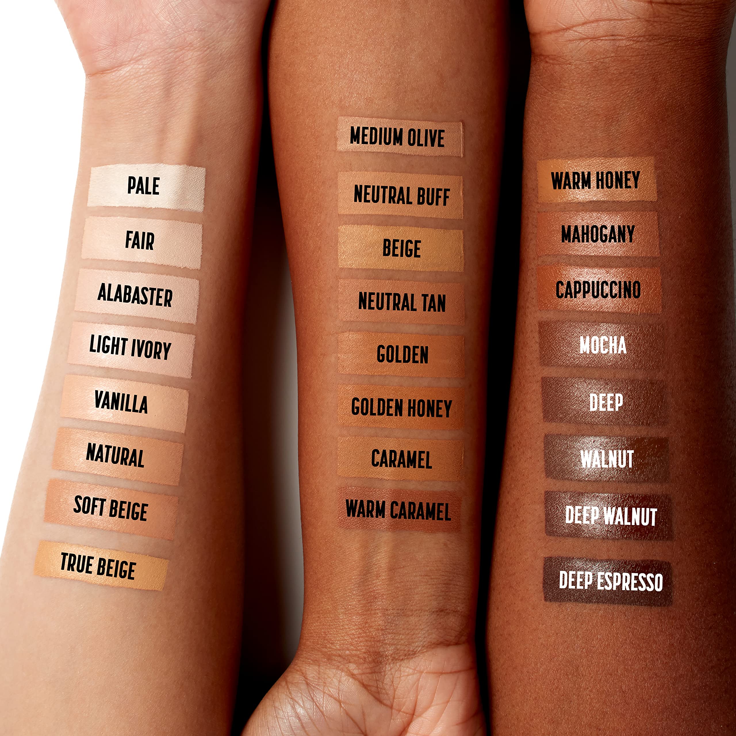 NYX PROFESSIONAL MAKEUP concealer applied under eye demonstrating brightening effect and long wear