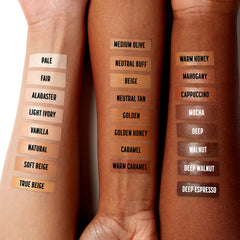 NYX PROFESSIONAL MAKEUP concealer applied under eye demonstrating brightening effect and long wear