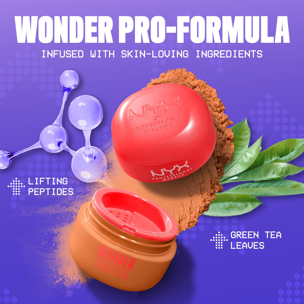 NYX PROFESSIONAL MAKEUP application sponge pressing powder for even setting