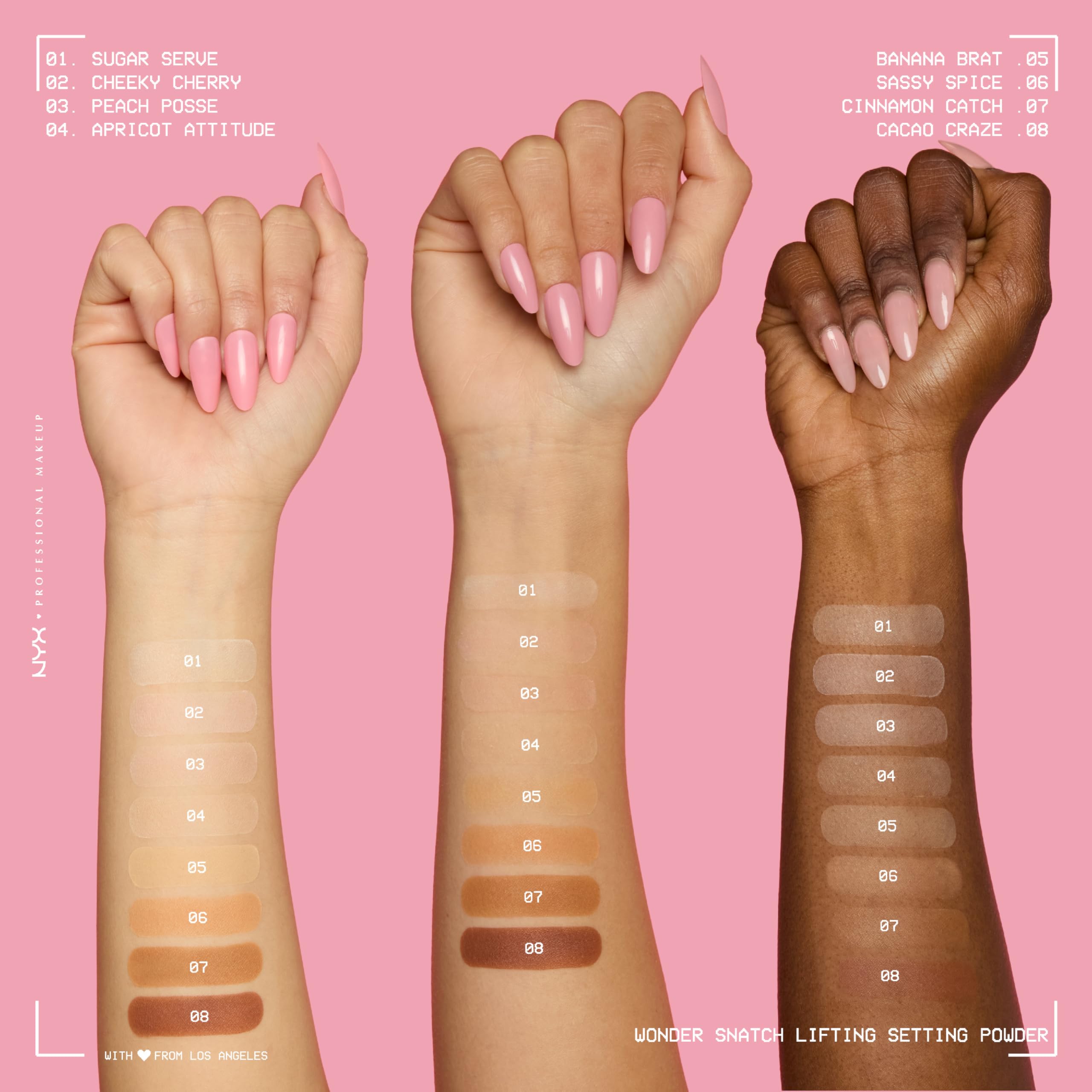 NYX PROFESSIONAL MAKEUP before and after shot showing brighter, lifted complexion