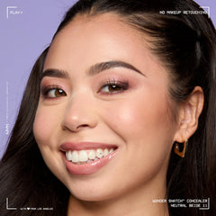 NYX Wonder Snatch flat lay with foundations and powders to show routine compatibility