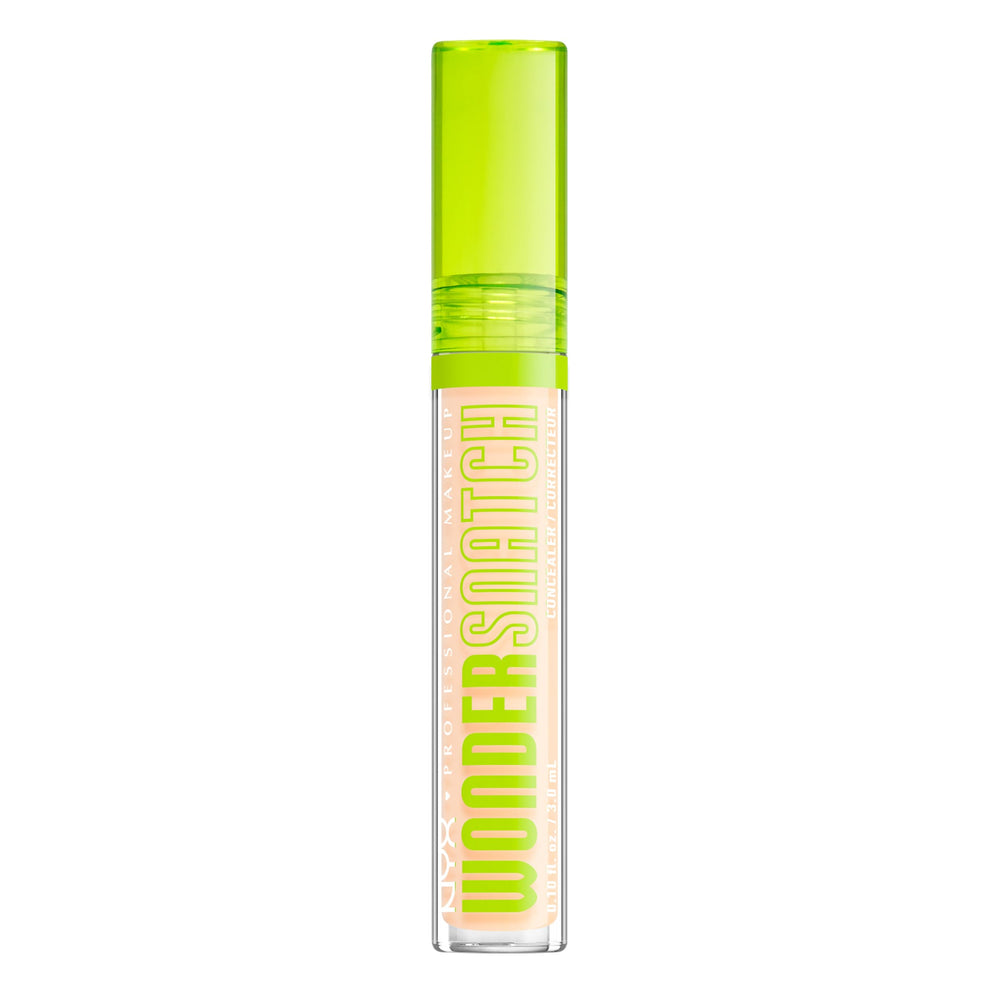NYX PROFESSIONAL MAKEUP front angled bottle showing product and benefit of full coverage