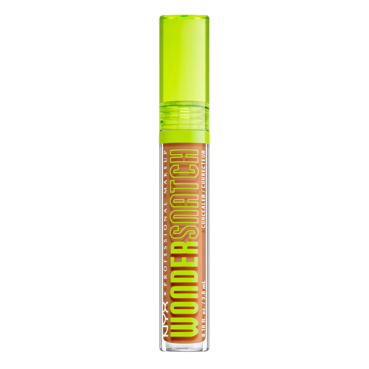NYX Wonder Snatch front packaging showing shade Golden and product benefit brightening